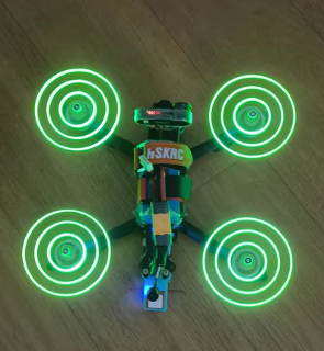 Fpv Drone Bag - Gemfan-Props Propeller de luz de Luna