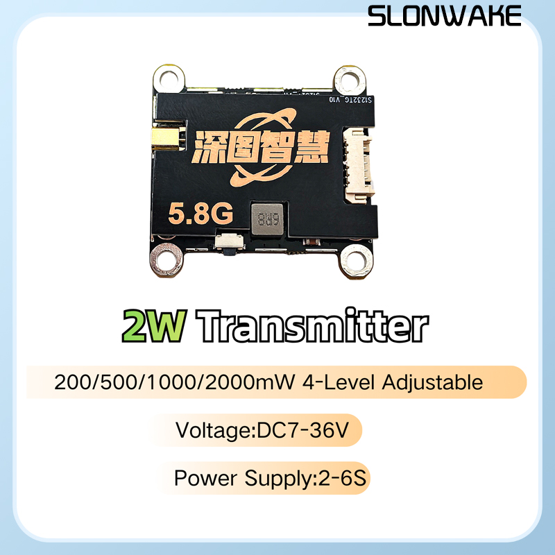 Transmisor VTX SLONWAKE 5.8G 5 - Fpv Drone Receiver reseña y precio